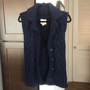 Quicksilver women’s cable sweater vest small
